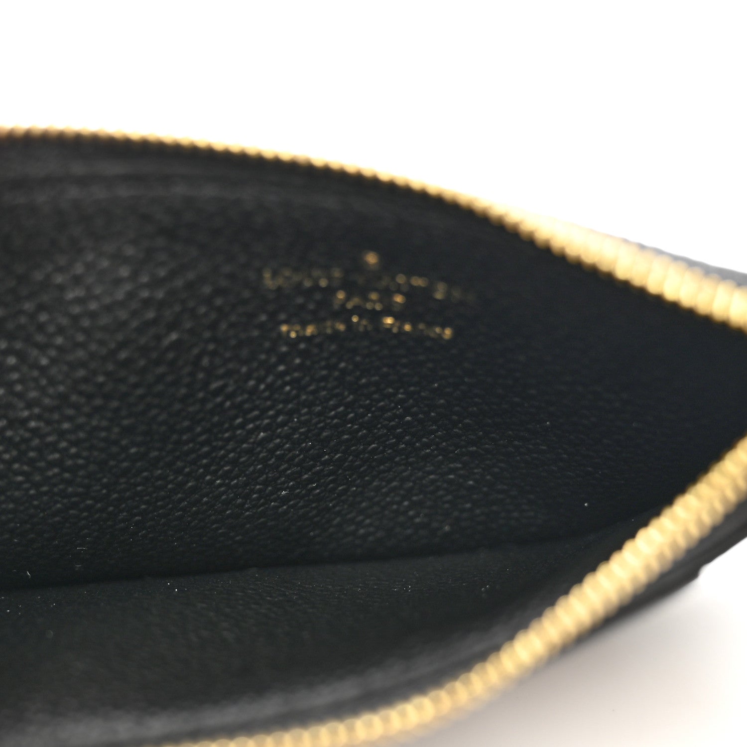 Louis Vuitton Empreinte Monogram Zipped Romy Card Holder Black 5 of 6