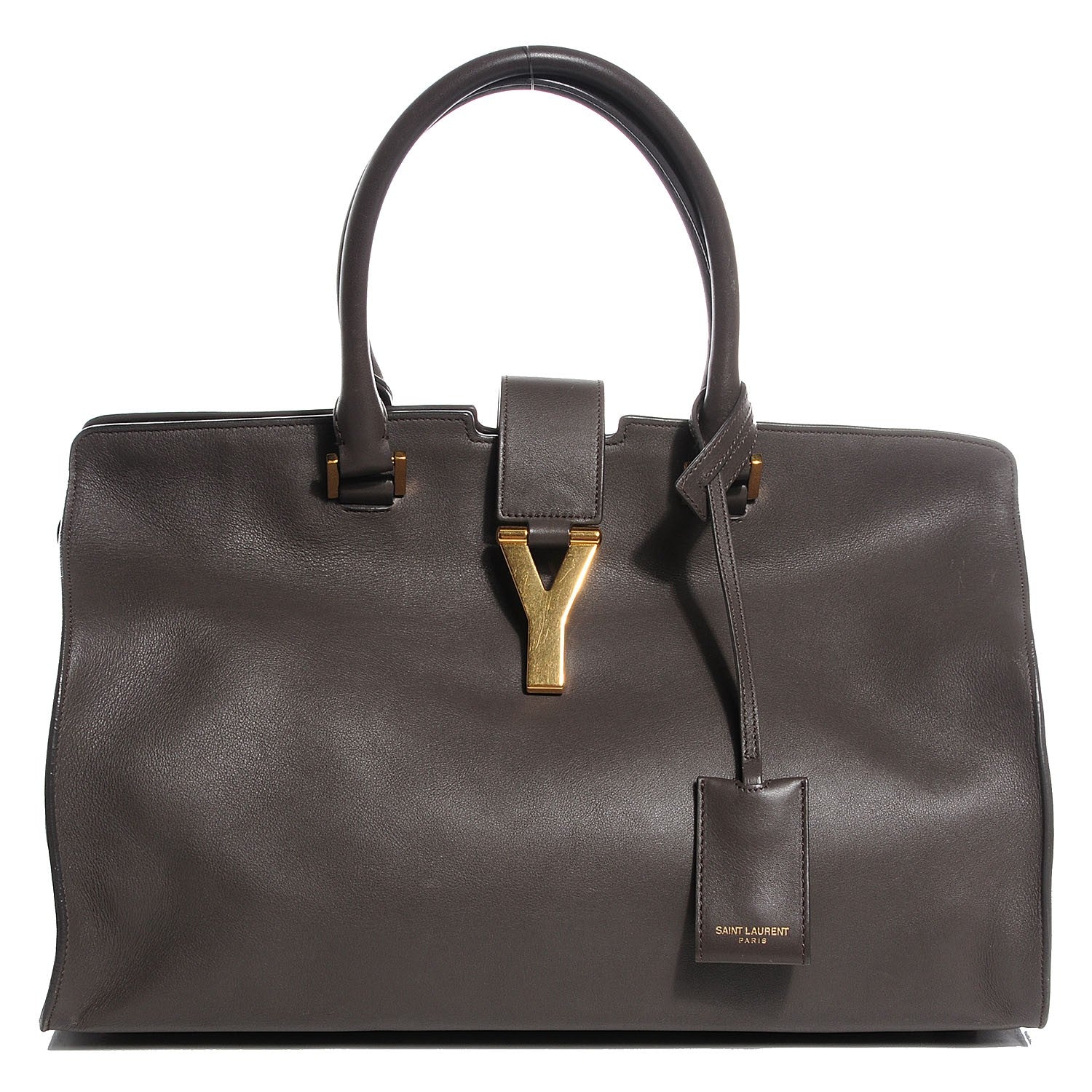 Saint Laurent Calfskin Medium Classic Y Cabas Gray 1 of 8