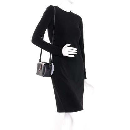 Celine Sleek Calfskin Box On Strap Bag Navy Blue 2 of 8