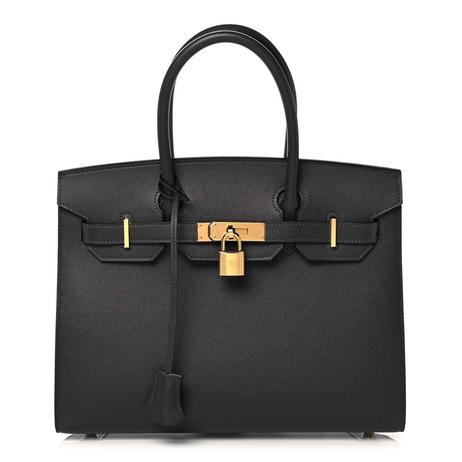 Hermes Madame Calfskin Birkin Sellier 30 Graphite 1 of 10