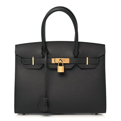 Hermes Madame Calfskin Birkin Sellier 30 Graphite 1 of 10