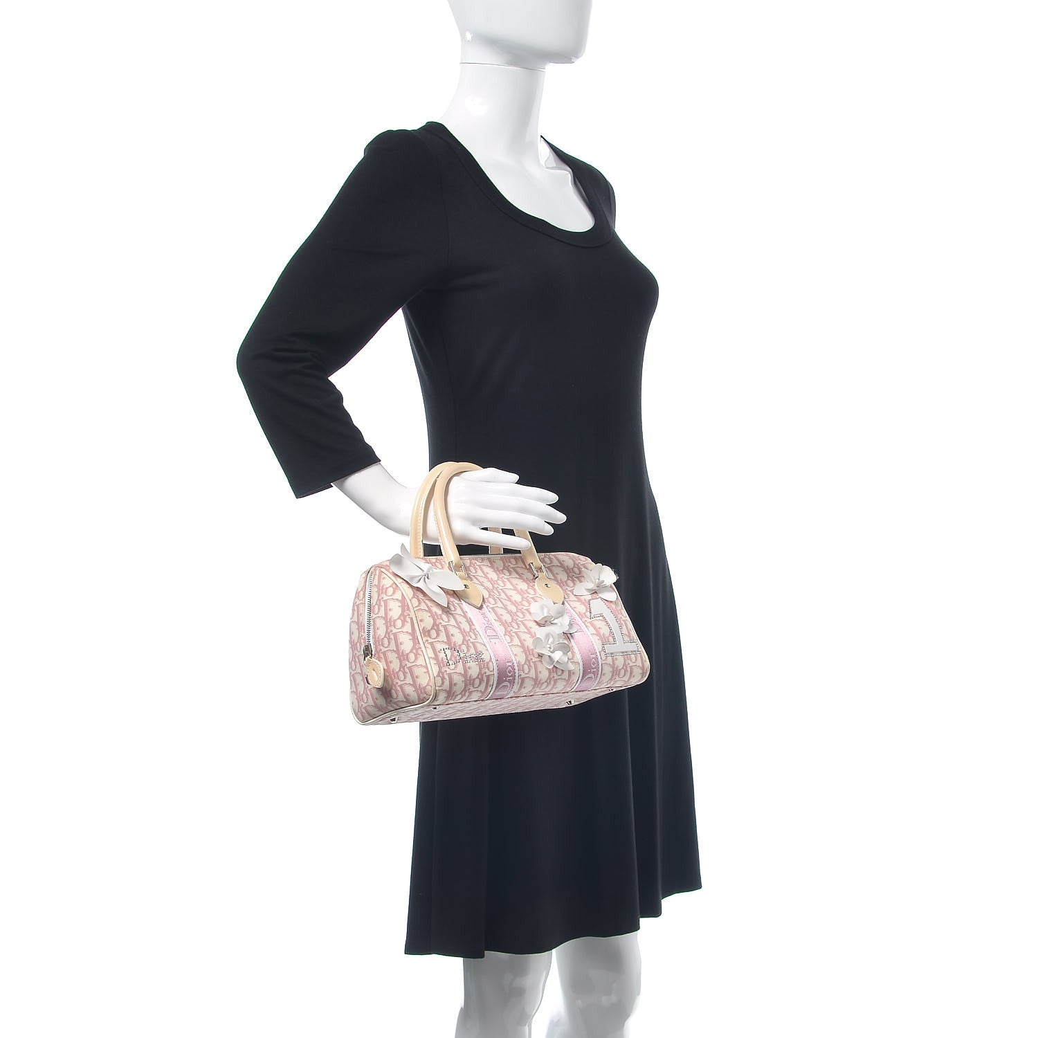 Christian Dior Monogram Girly Boston Pink 2 of 16
