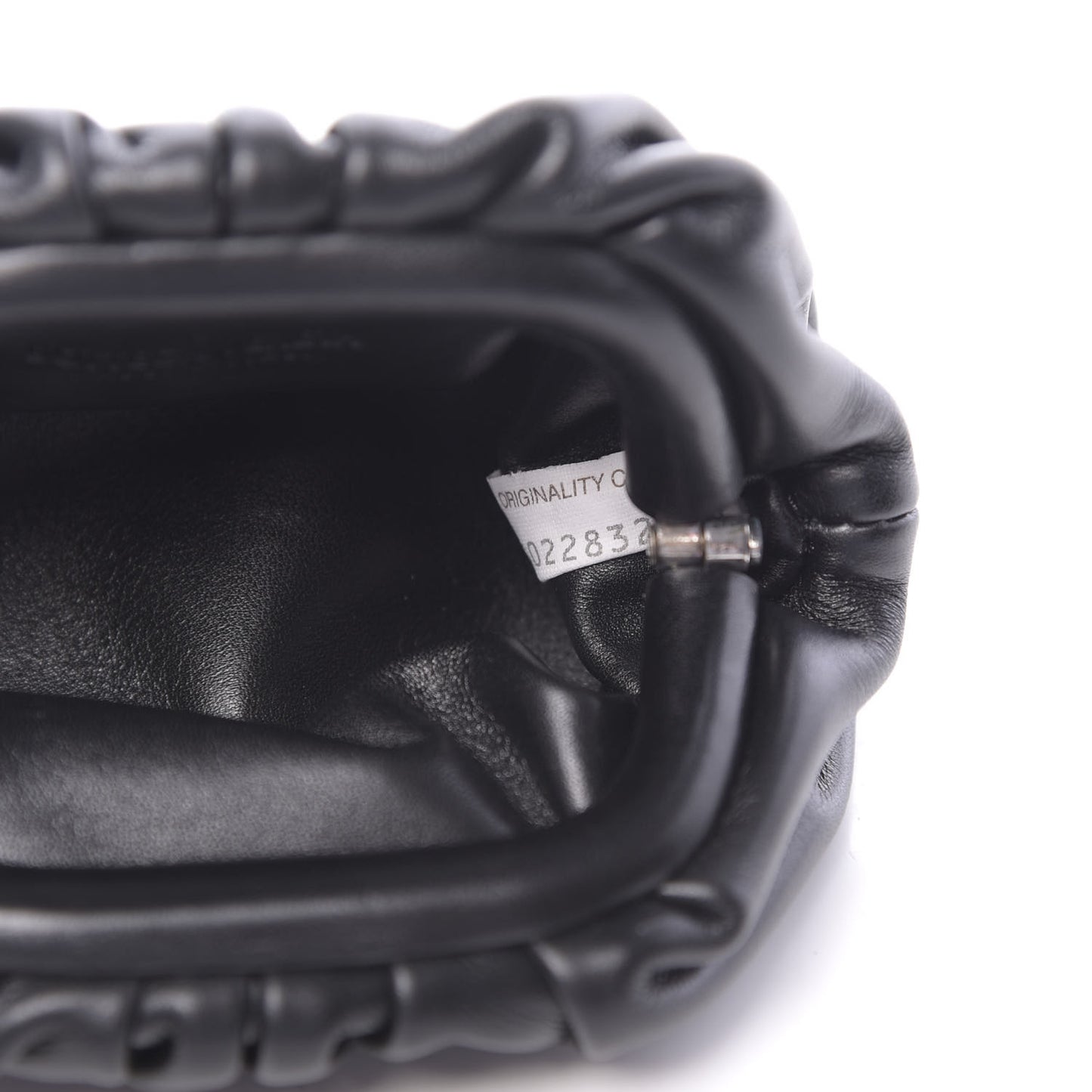 Butter Calfskin Coin Purse Black