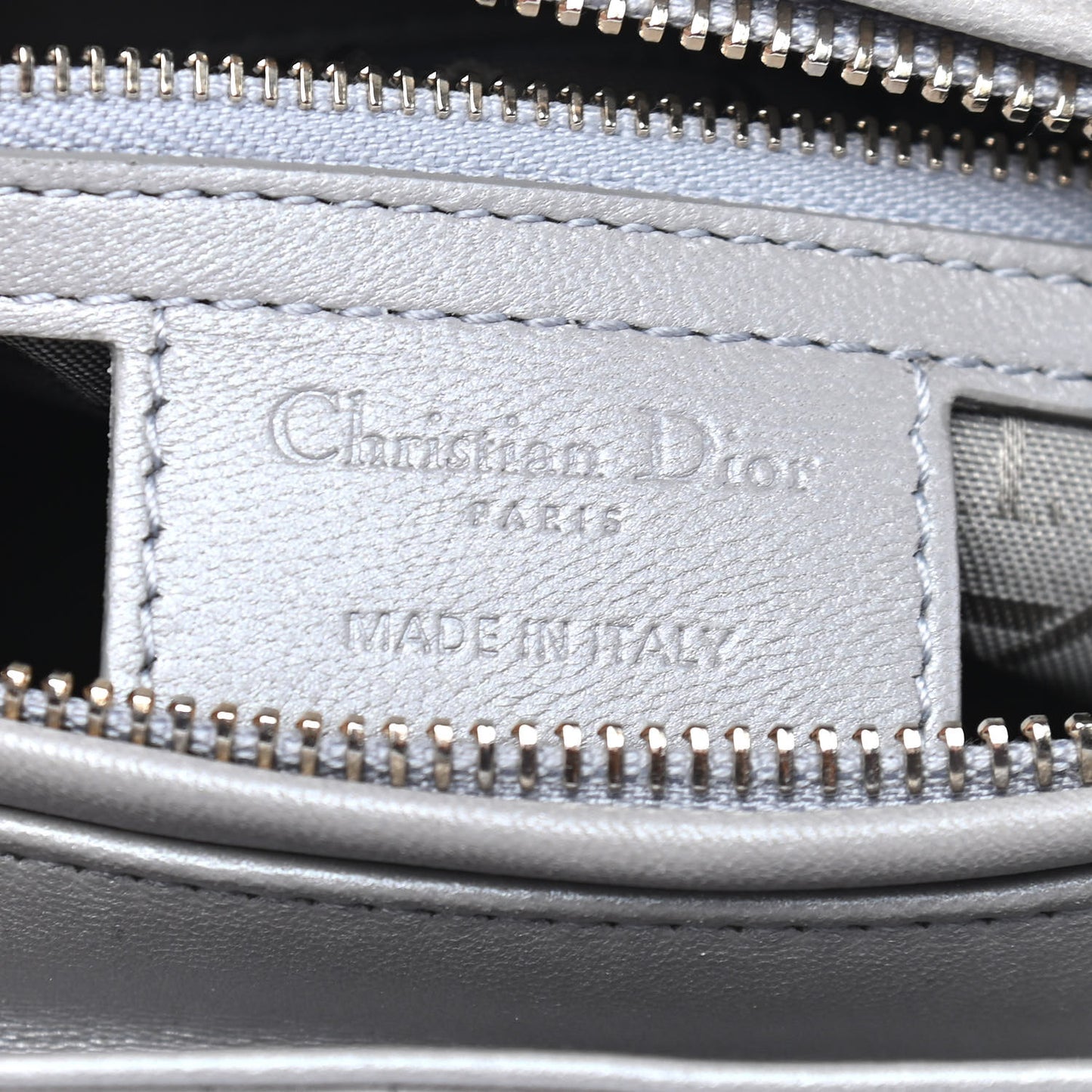 Lambskin Cannage Medium Lady Dior Grey