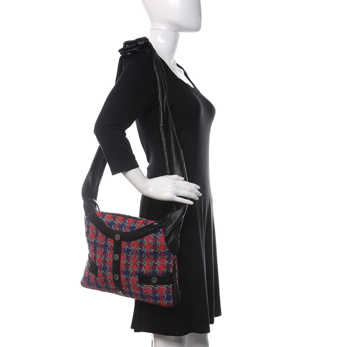 Lambskin Tweed Small Girl Bag Red Blue Black