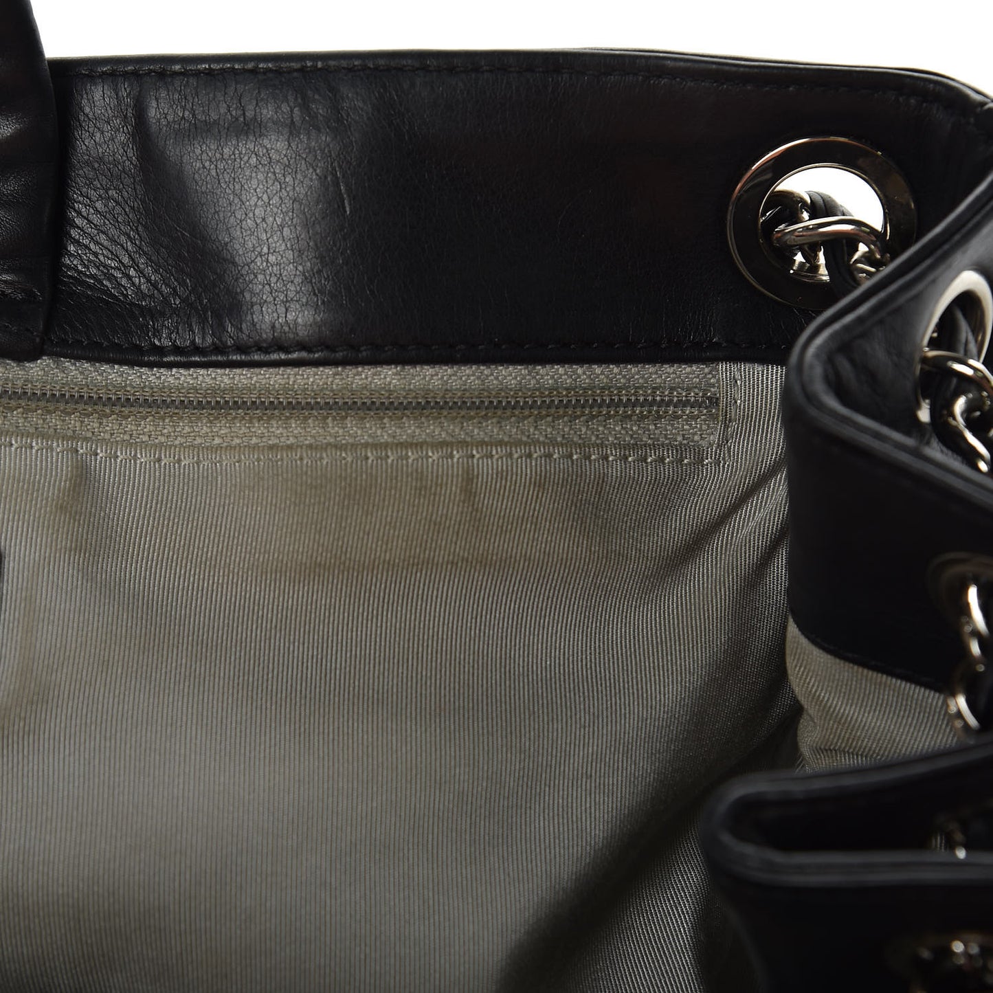 Calfskin Coco Bengal Open Accordion Tote Black