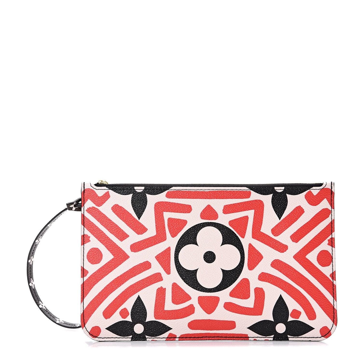 Louis Vuitton Monogram Giant Crafty Neverfull MM GM Pochette Creme Rouge Black 1 of 6