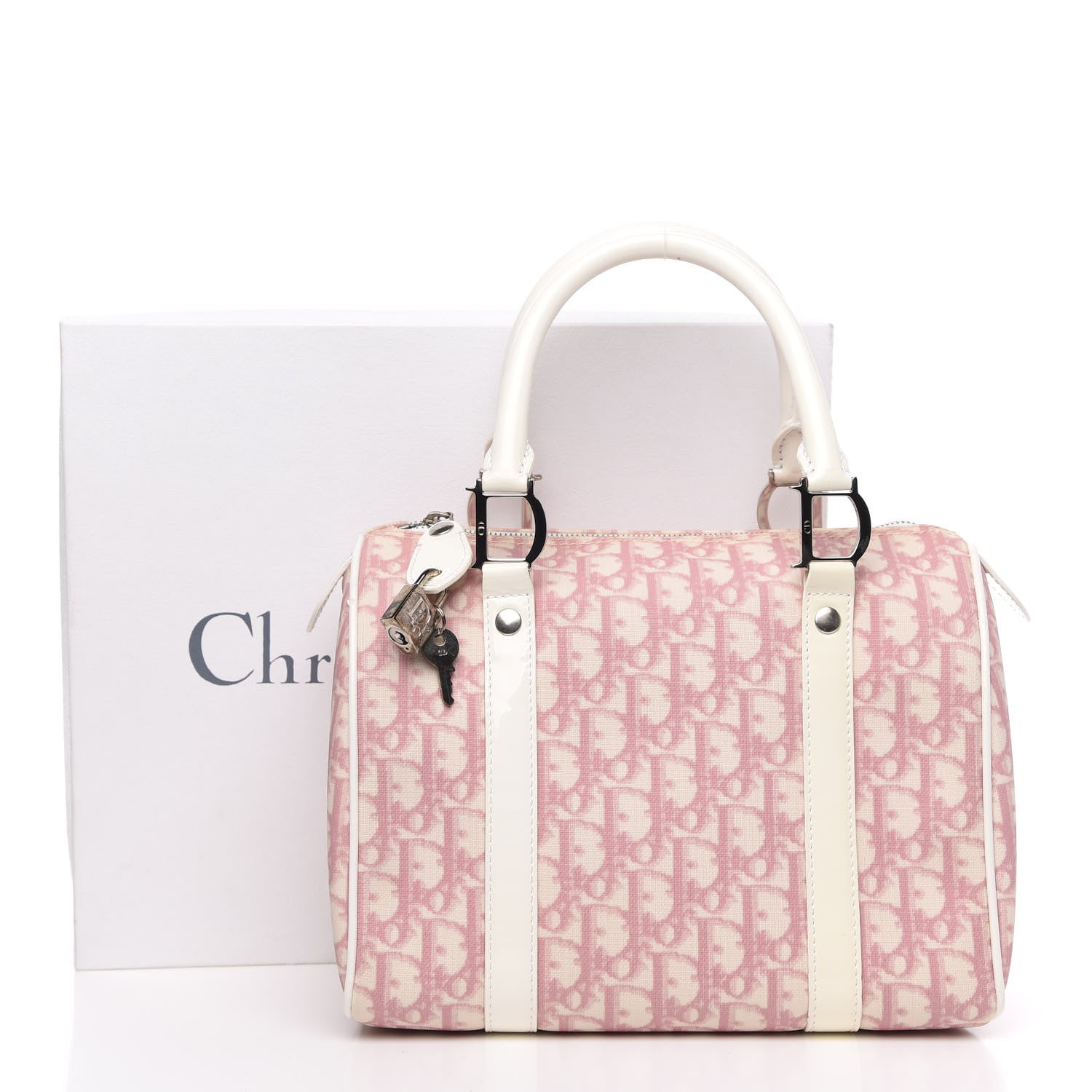 Christian Dior Monogram Boston Pink 14 of 15