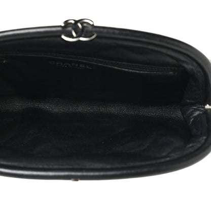 Chanel Satin Quilted Timeless Clutch Black 5 of 11