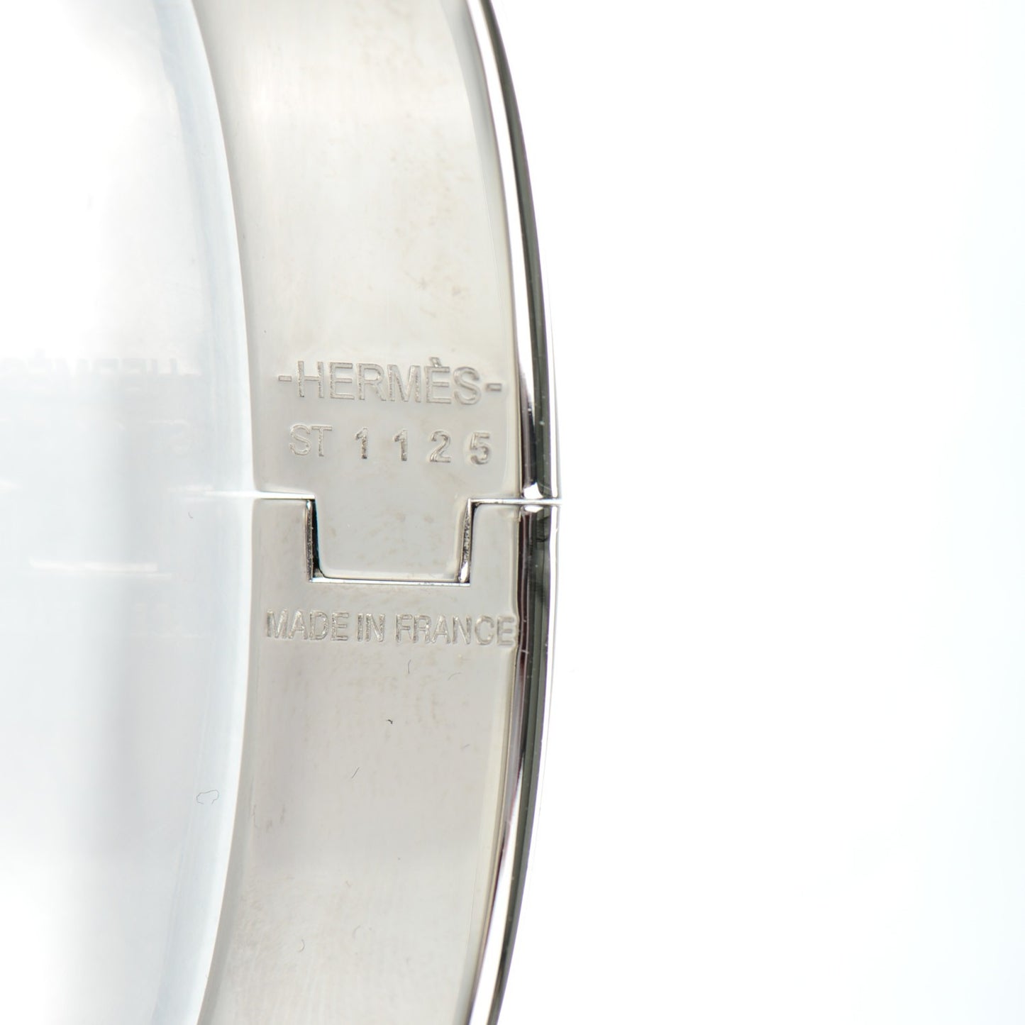 Narrow Enamel Clic Clac H Bracelet PM Bleu Biarritz