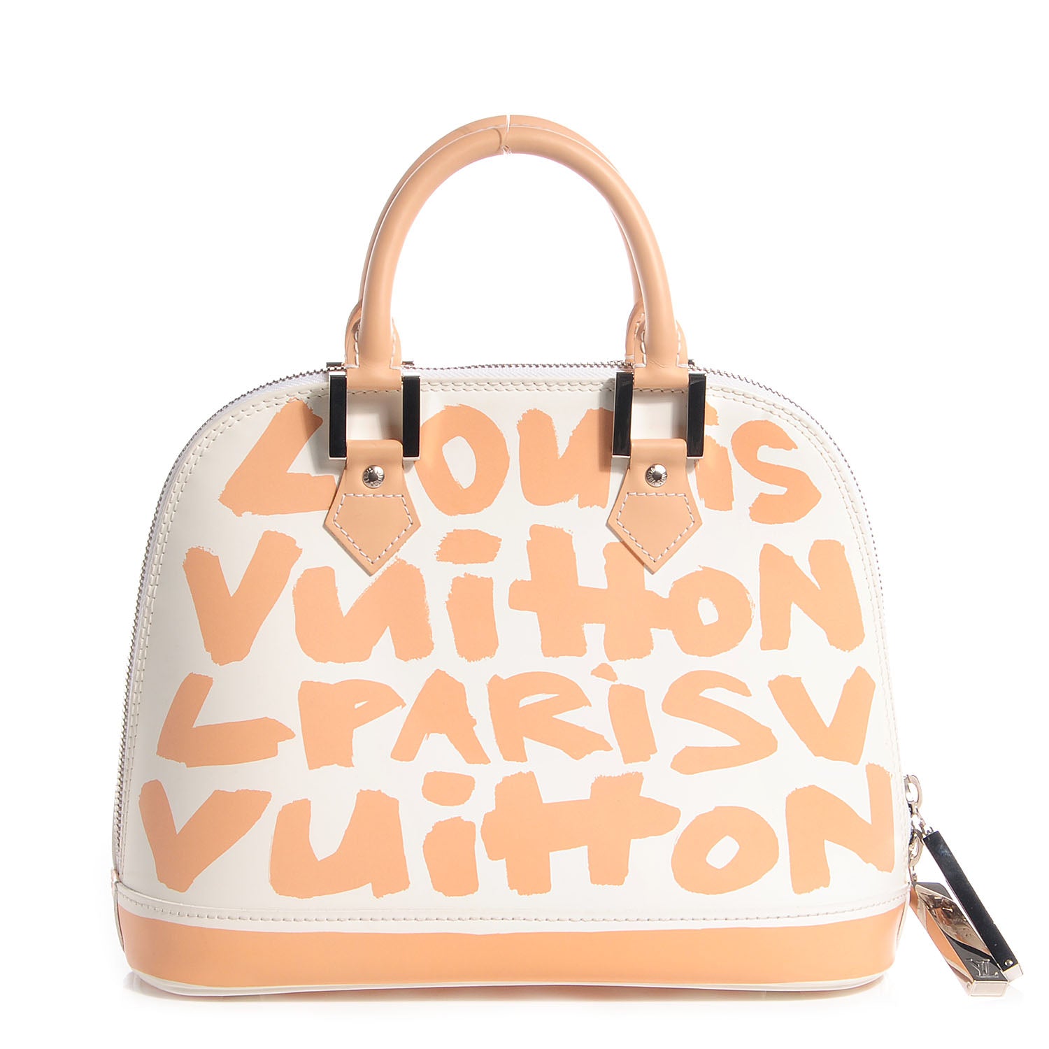 Louis Vuitton Graffiti Alma MM Peach 1 of 7