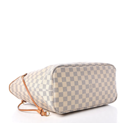 Louis Vuitton Damier Azur Neverfull MM 4 of 19