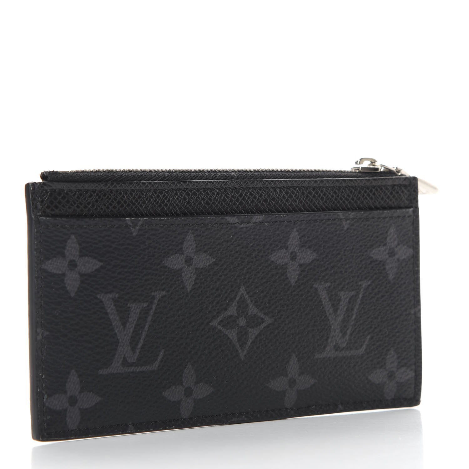 Louis Vuitton Monogram Eclipse Taiga Coin Card Holder 3 of 6