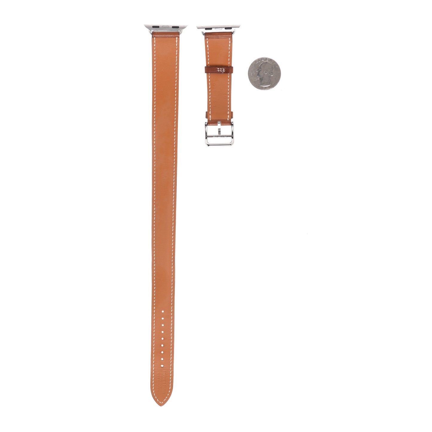 Barenia 38mm Apple Watch Double Tour Band Fauve