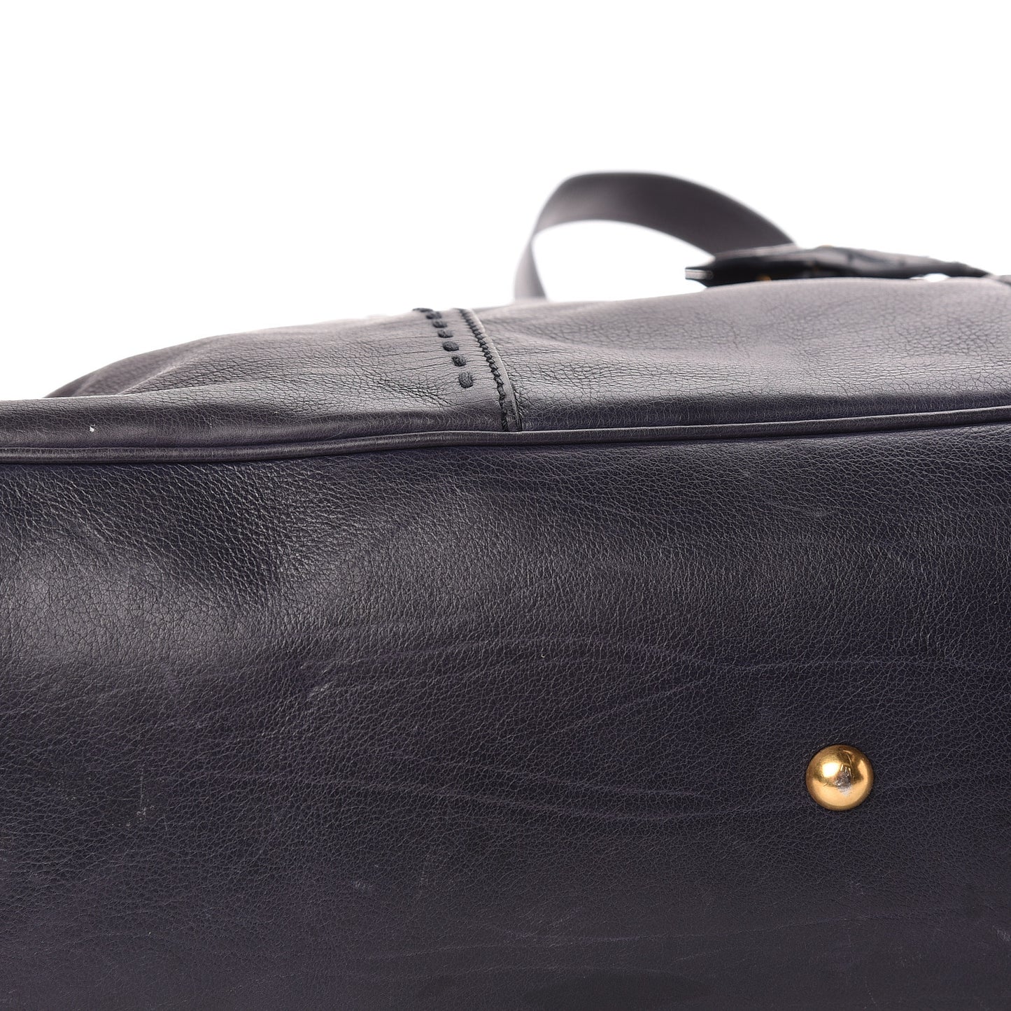 Calfskin Large Muse Navy Blue