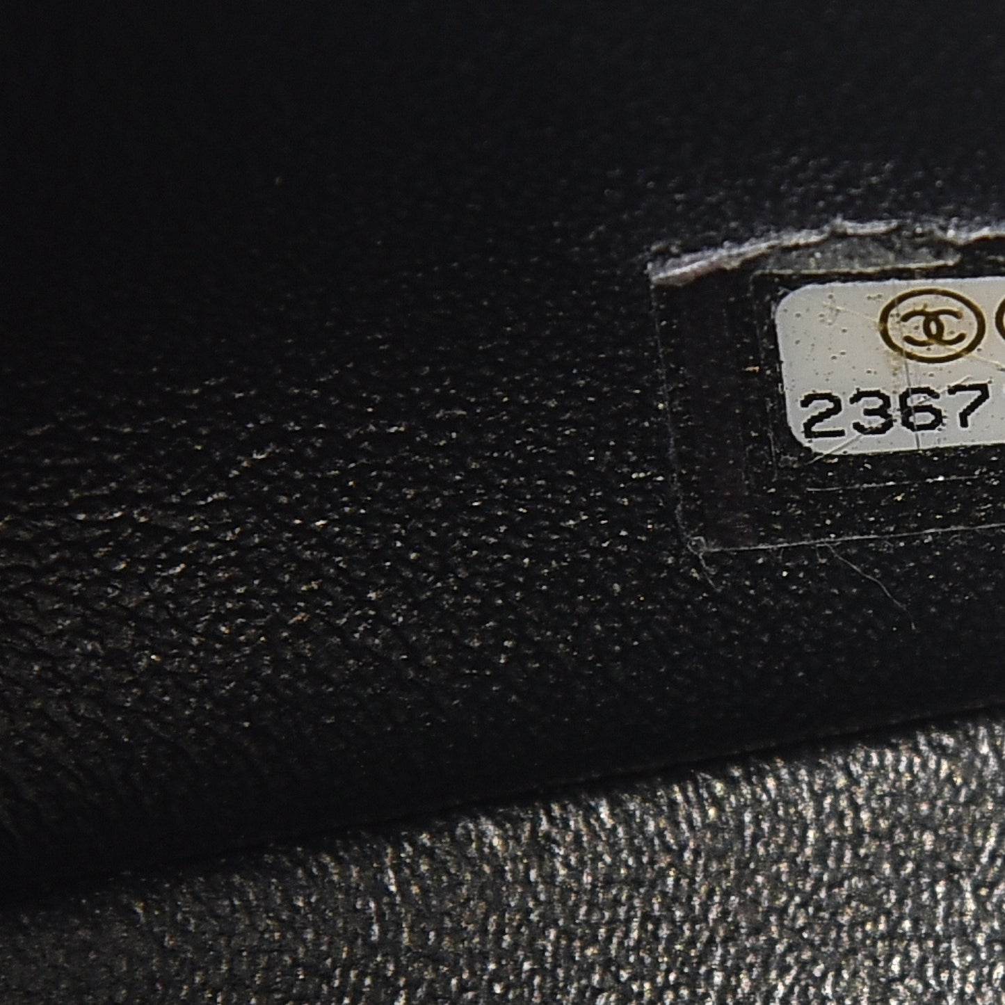 Metallic Caviar Quilted Mini Square Flap Dark Charcoal