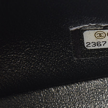 Chanel Metallic Caviar Quilted Mini Square Flap Dark Charcoal 7 of 10