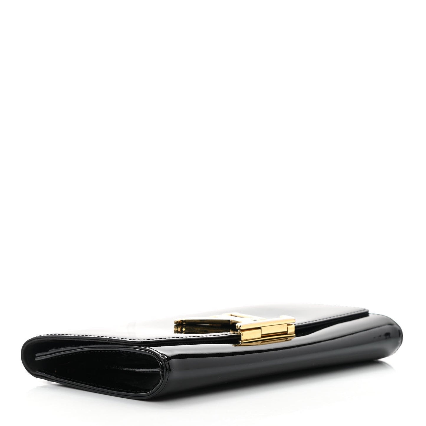Patent Louise Clutch Amarante