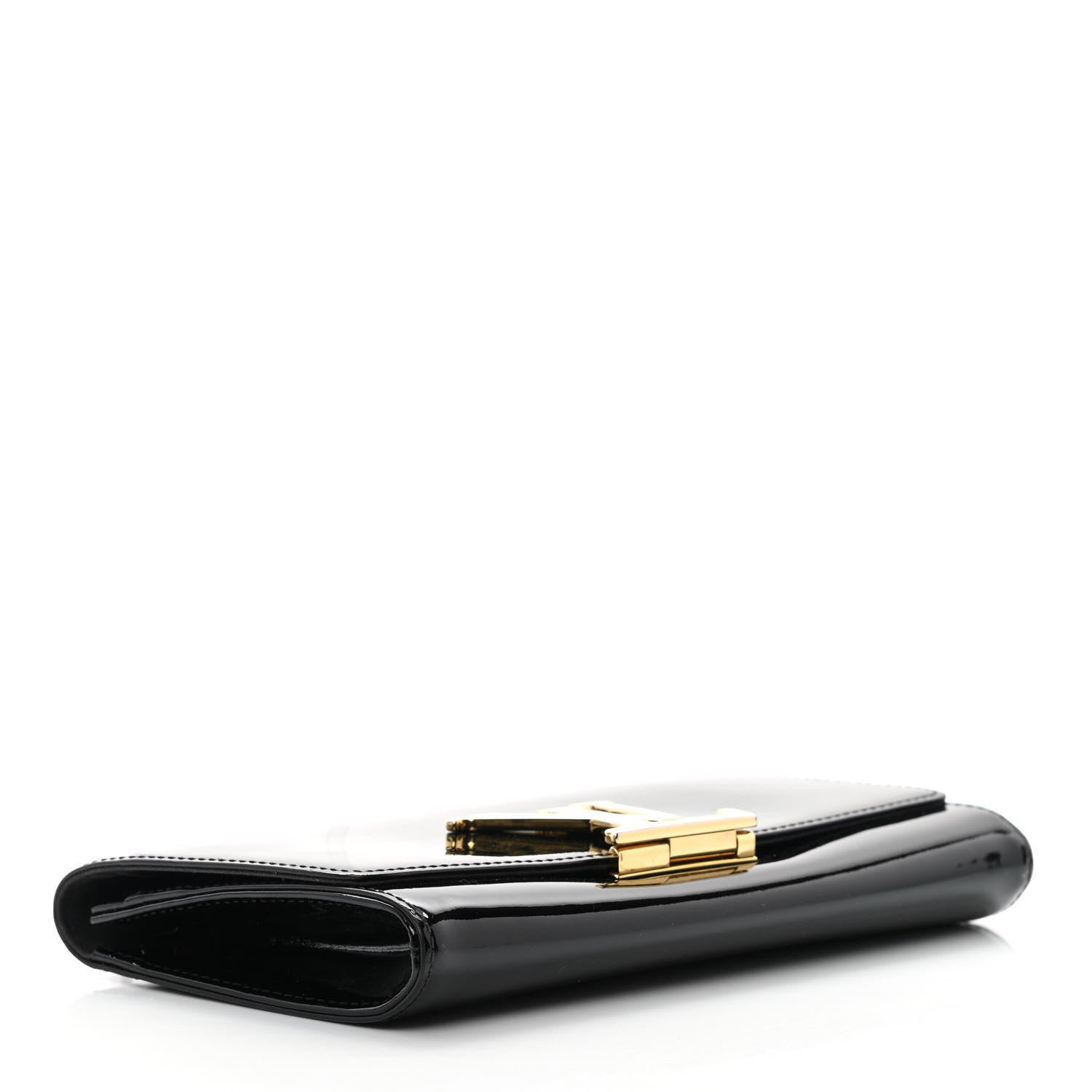 Louis Vuitton Patent Louise Clutch Amarante 4 of 10
