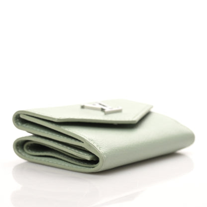 Louis Vuitton Calfskin Lockmini Wallet Jade 4 of 6