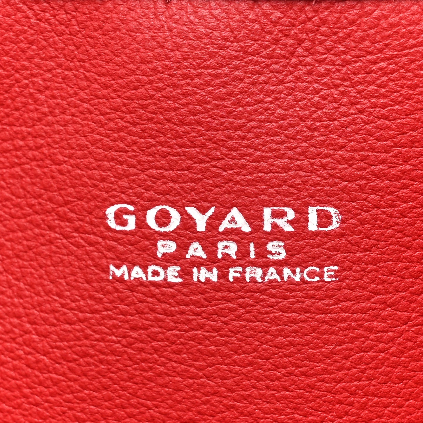 Goyardine Reversible Anjou PM Red