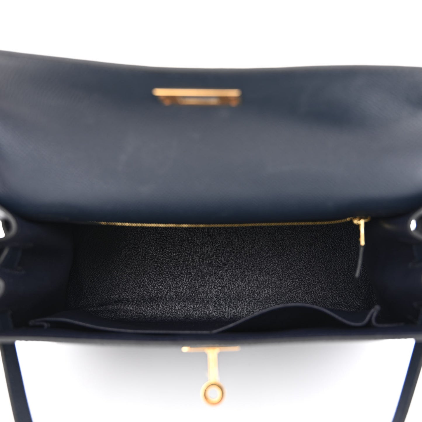 Epsom Kelly Sellier 28 Bleu Indigo
