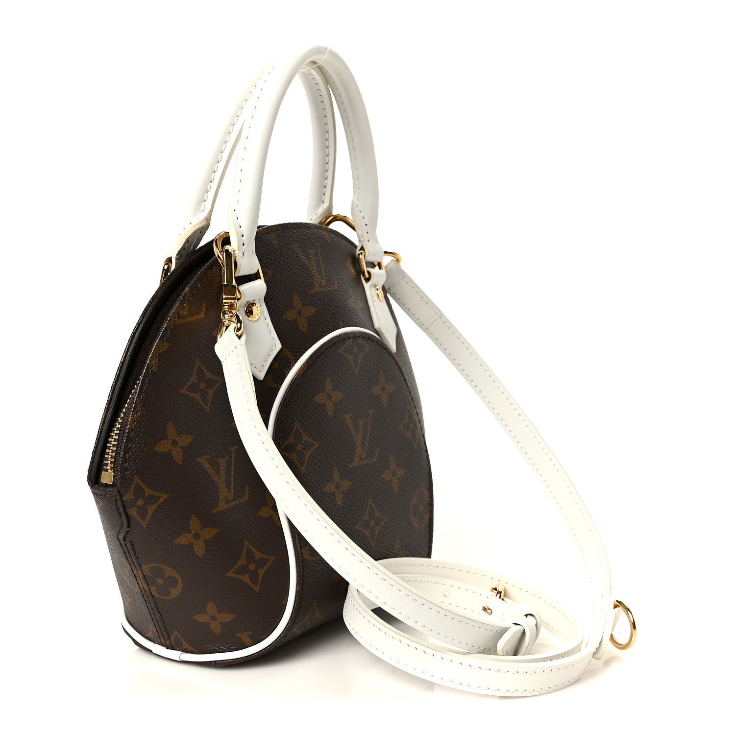 Louis Vuitton Monogram LV Match Ellipse BB White 3 of 9