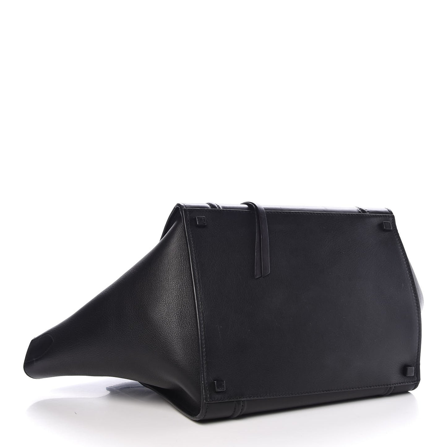 Smooth Calfskin Medium Phantom Luggage Black