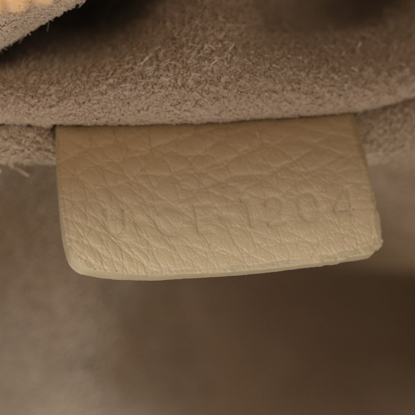 Supple Calfskin Cuir Triomphe Small Heloise Shoulder Bag Limestone