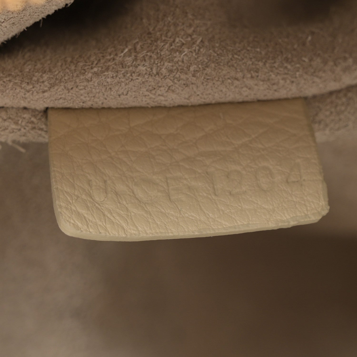 Celine Supple Calfskin Cuir Triomphe Small Heloise Shoulder Bag Limestone 7 of 13