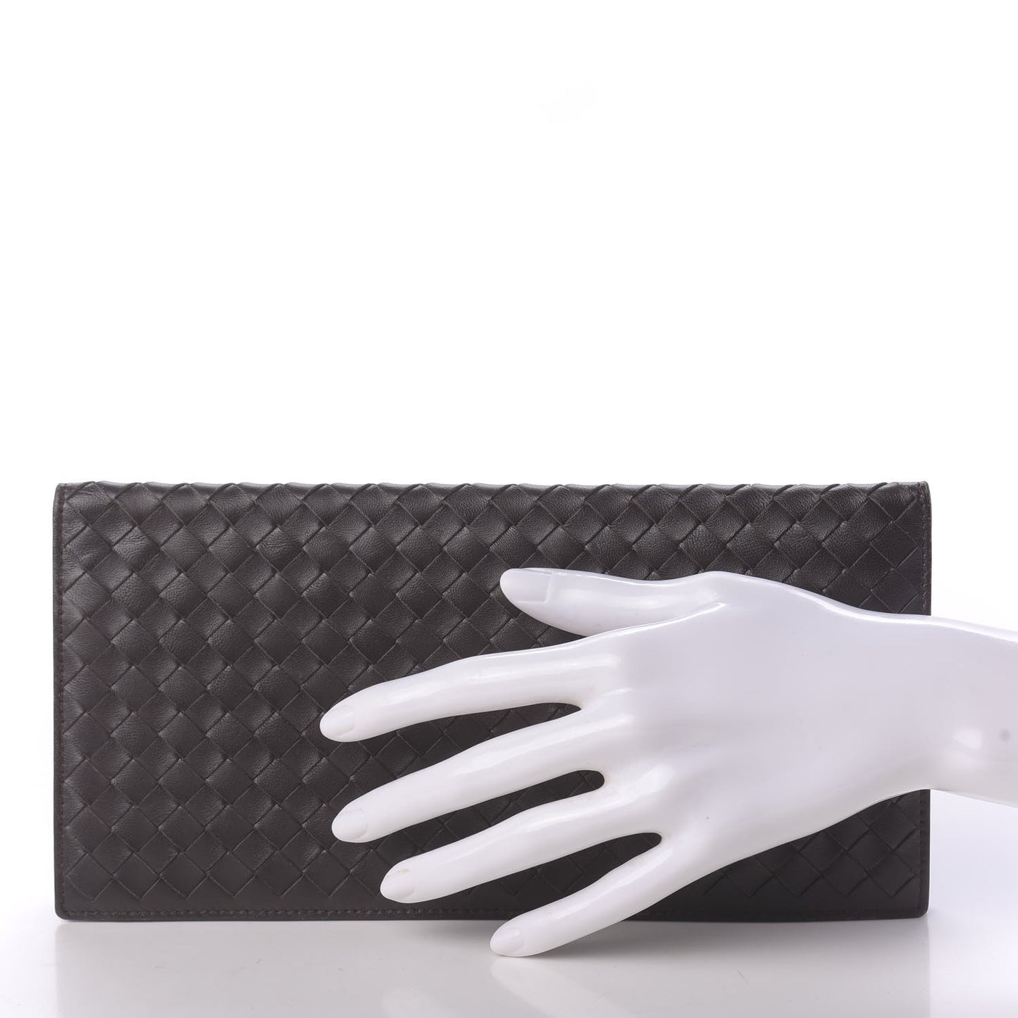 Nappa Intrecciato Flap Wallet Black