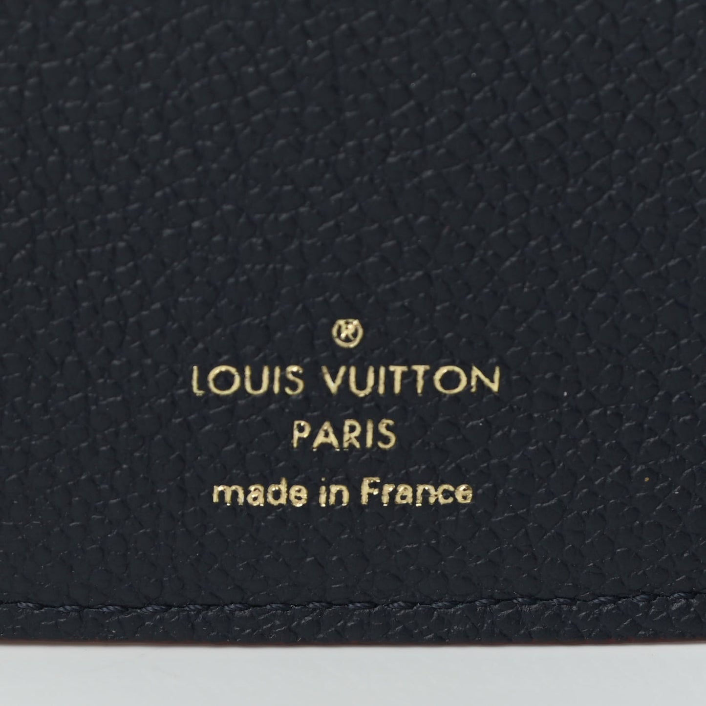Empreinte Victorine Wallet Marine Rouge