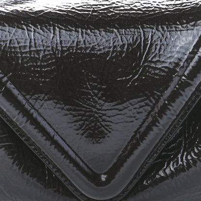 Bottega Veneta Patent Deerskin Small Beak Triangle Flap Shoulder Bag Fondant 6 of 9