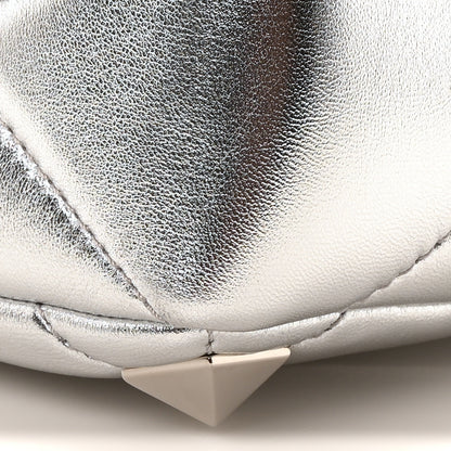 Valentino Garavani Nappa Medium Roman Stud Shoulder Bag Silver 9 of 9