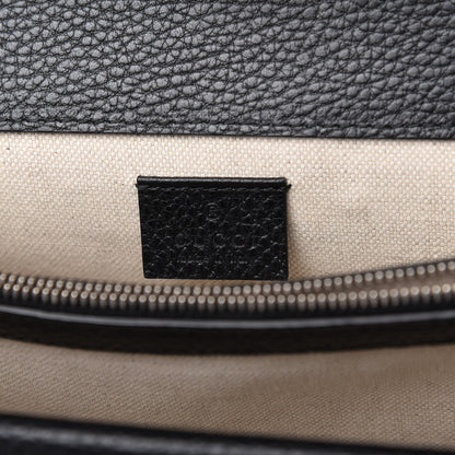 Gucci Pebbled Calfskin Small Dionysus Shoulder Bag Black 8 of 10
