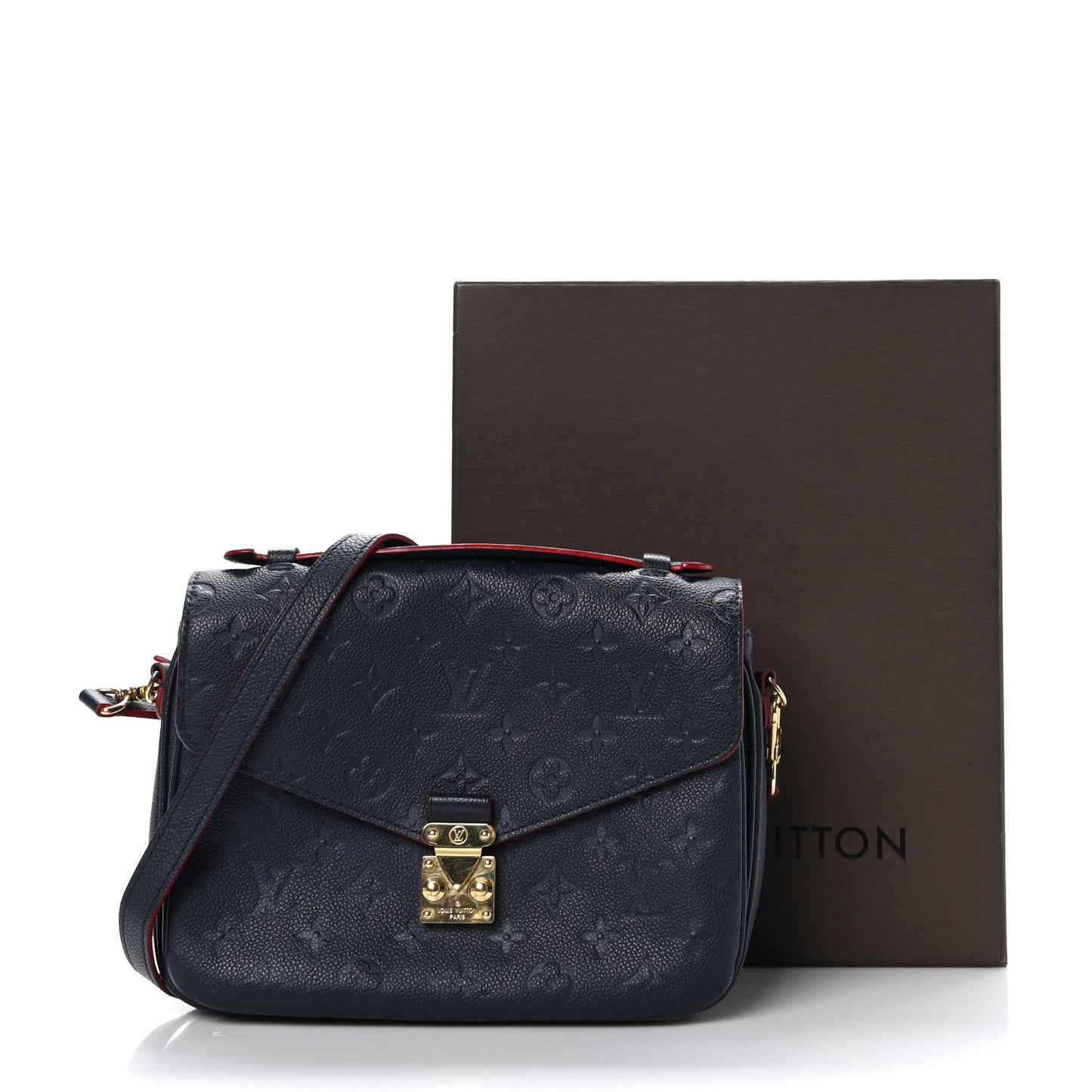 Empreinte Pochette Metis Marine Rouge