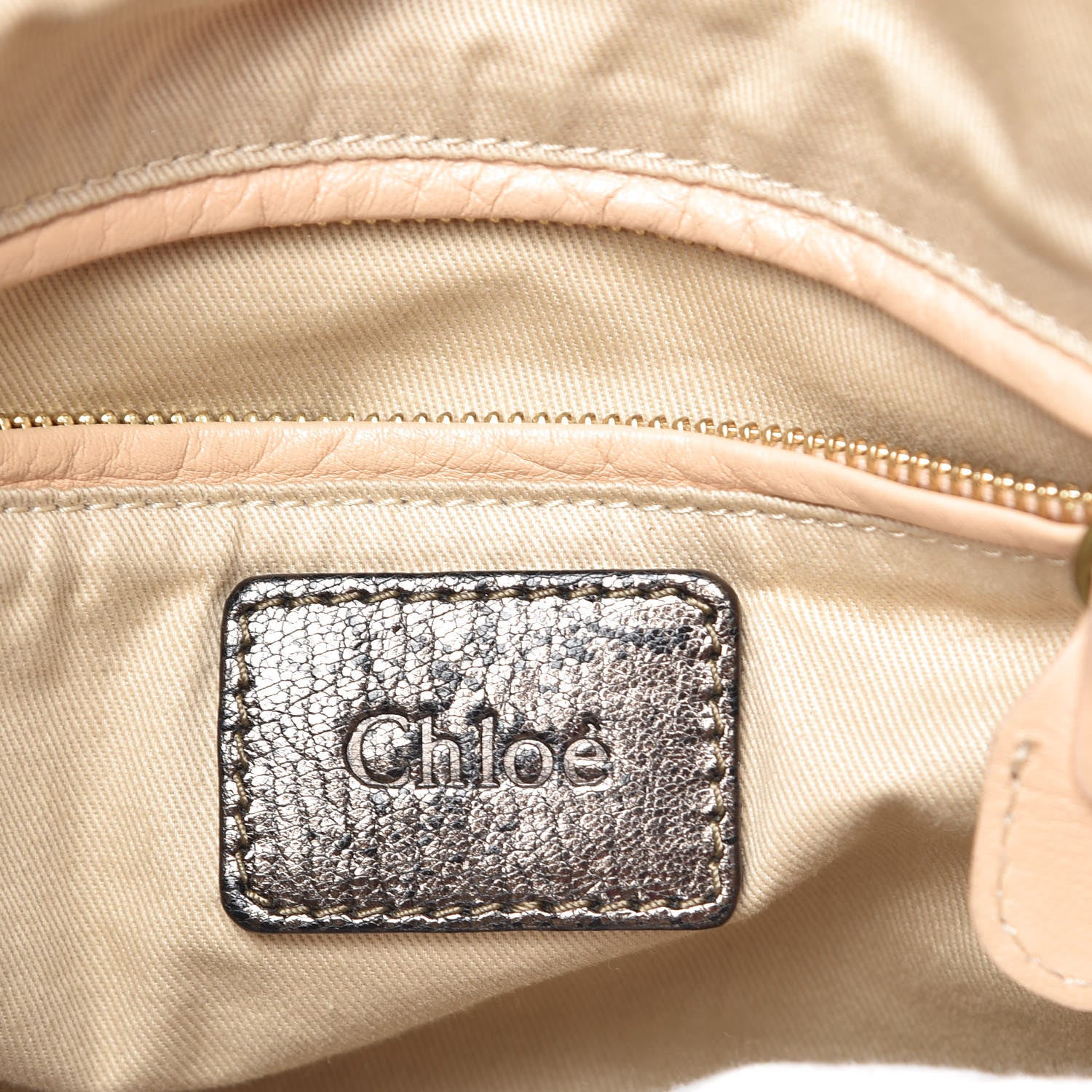 Chloe Metallic Calfskin Medium Paraty Bronze 7 of 16