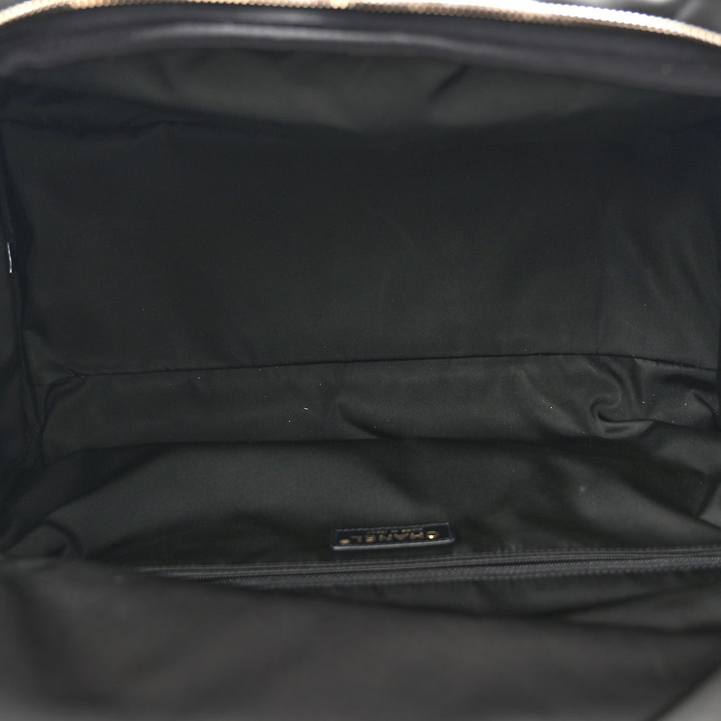 Nylon Calfskin Quilted Coco Neige Printed Convertible Duffle Backpack Black