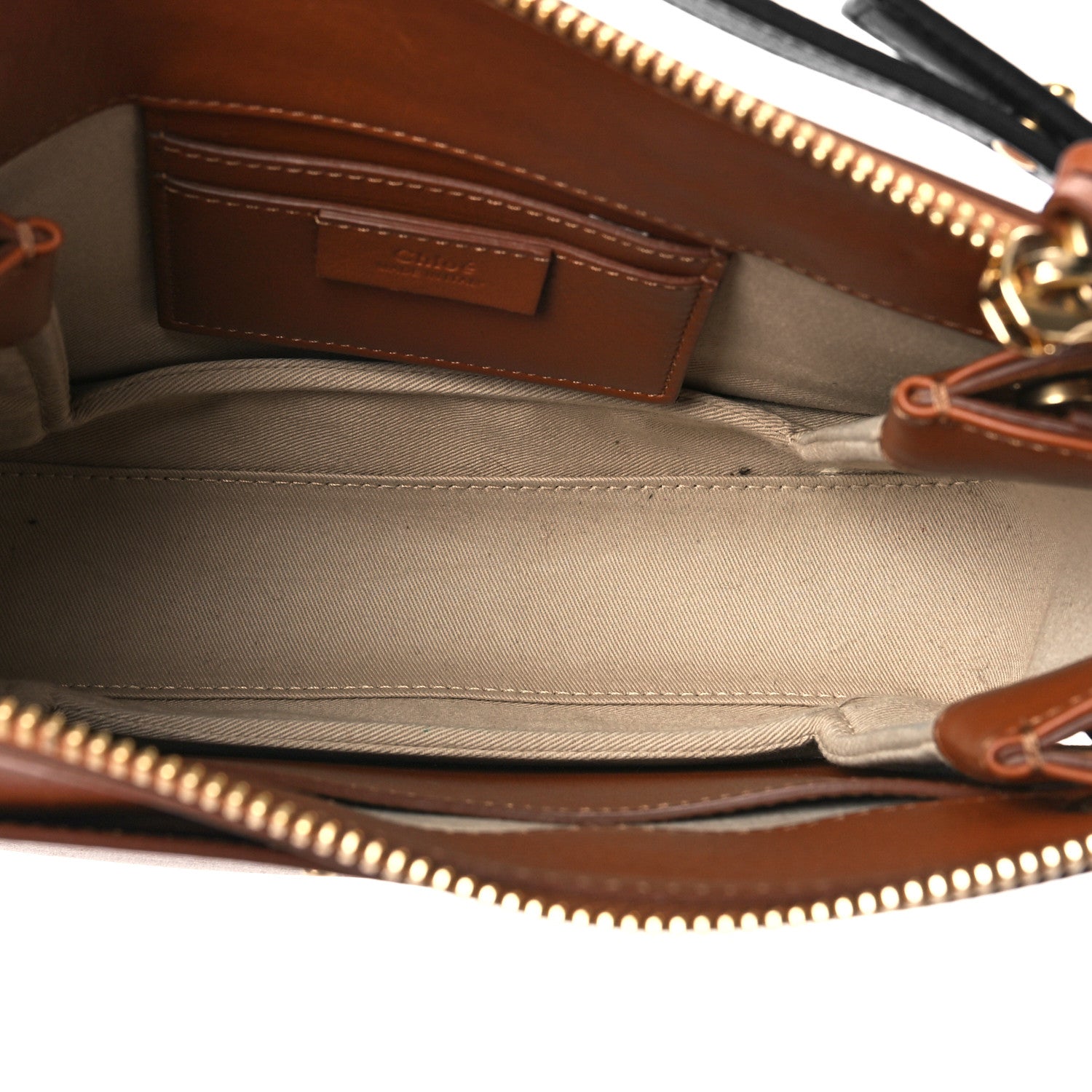Chloe Calfskin Suede Small Roy Bag Caramel 6 of 9