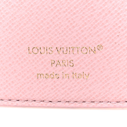 Louis Vuitton Minigram LV Stamp Victorine Wallet Blue 6 of 8