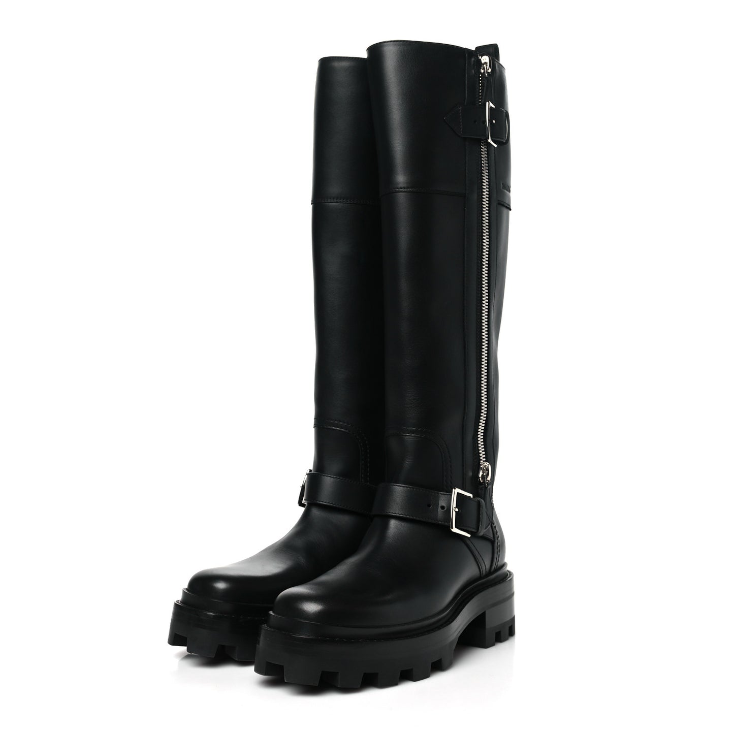Calfskin Jaime Boots 37.5 Black