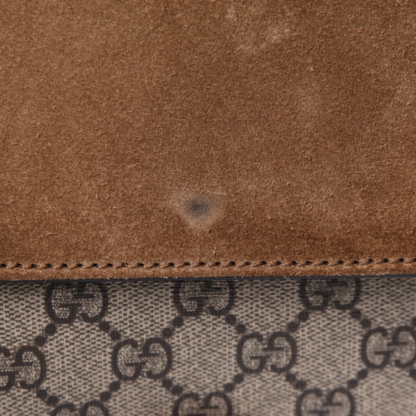 GG Supreme Monogram Mini Dionysus Shoulder Bag Taupe