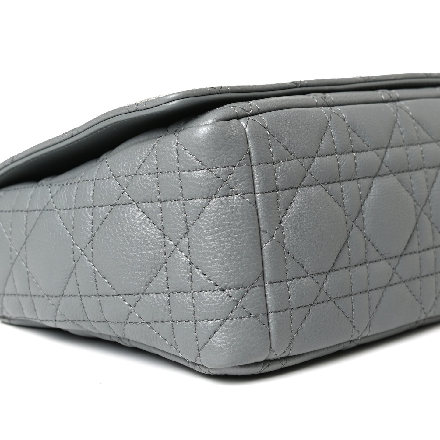 Lambskin Cannage Medium Caro Bag Grey