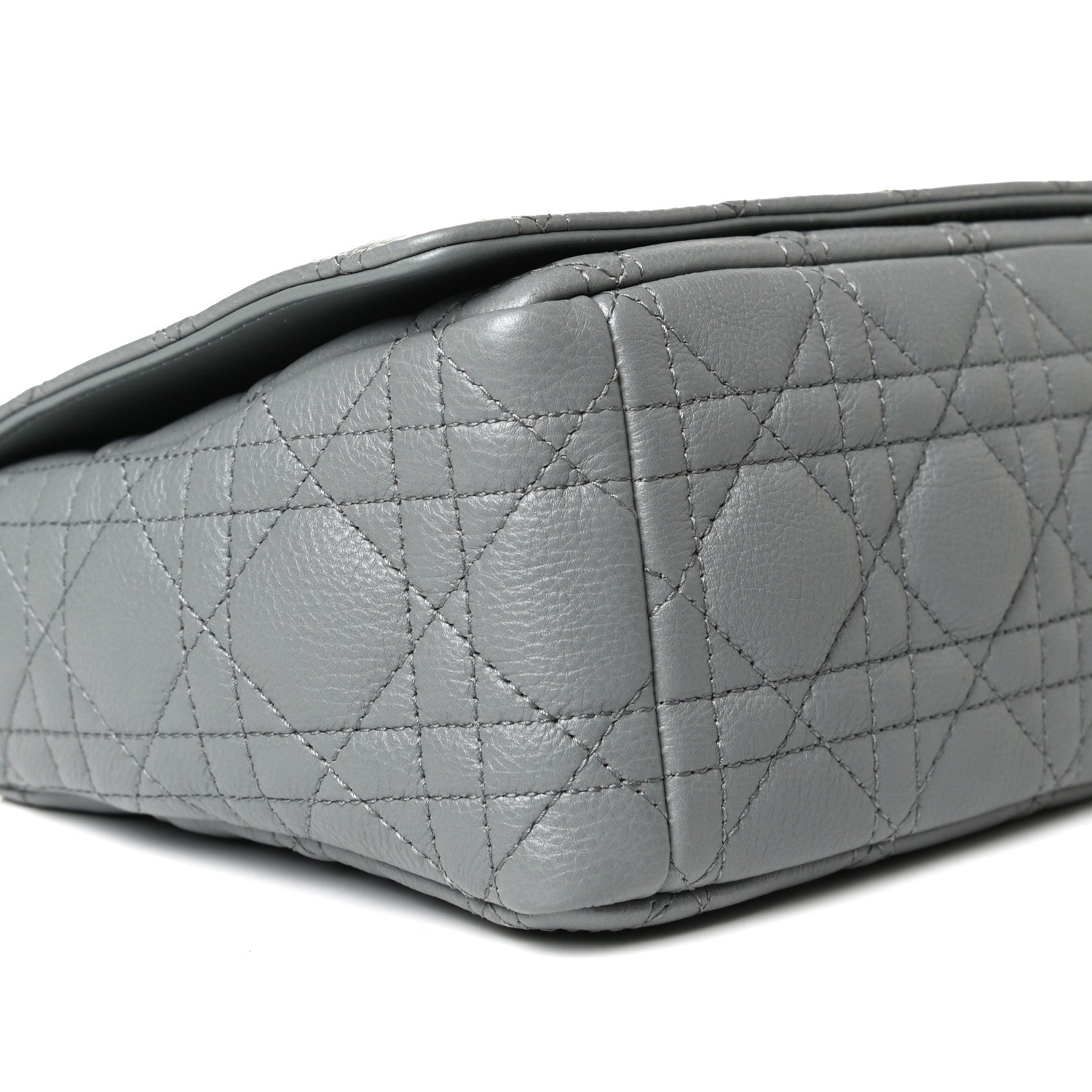 Christian Dior Lambskin Cannage Medium Caro Bag Grey 11 of 16