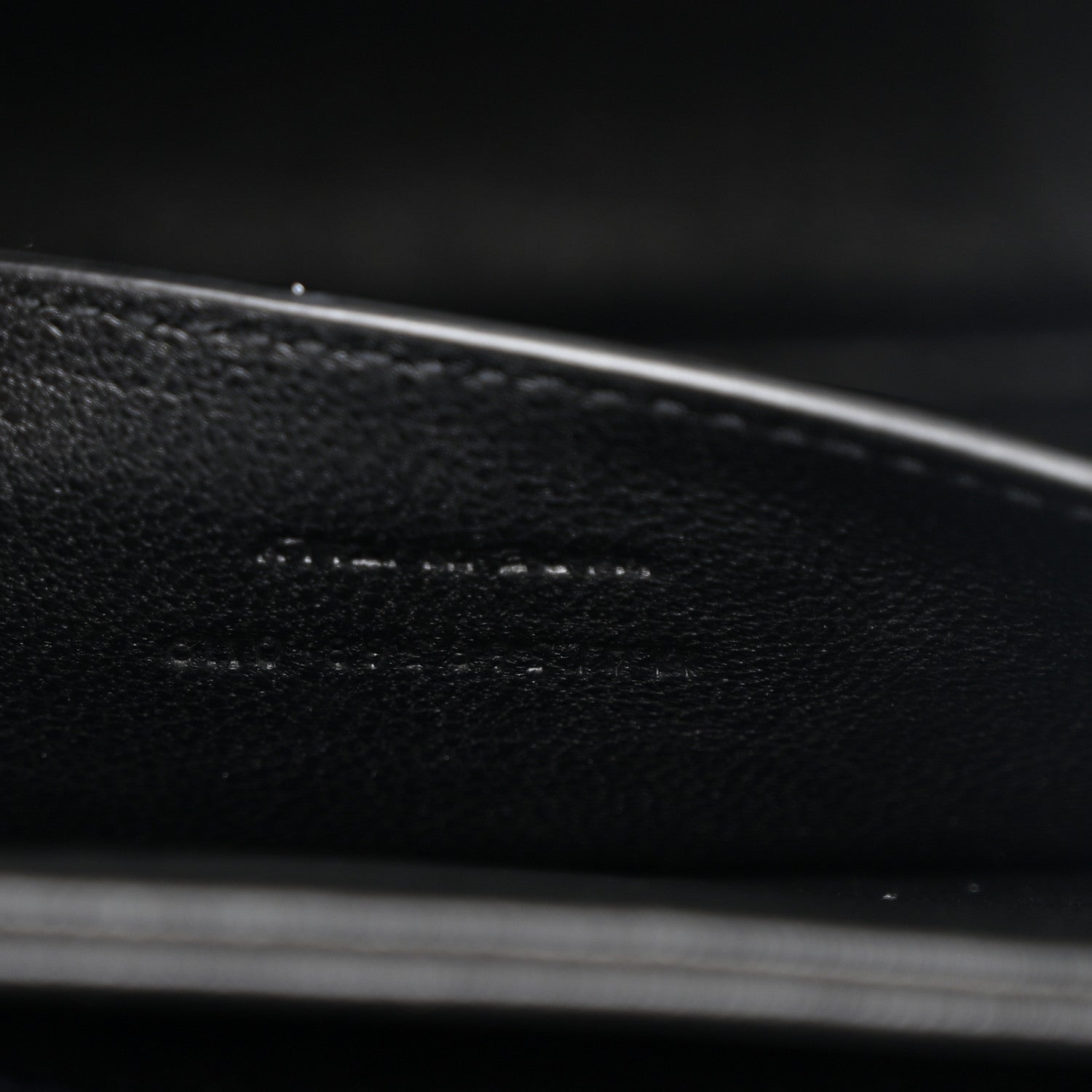 Saint Laurent Calfskin Medium Le 61 Shoulder Bag Navy 7 of 10