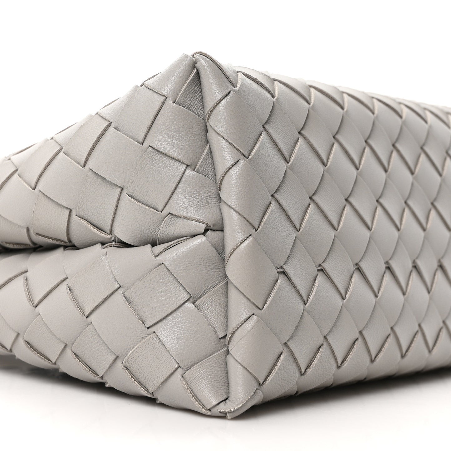 Nappa Intrecciato Small Andiamo Shoulder Bag Sterling
