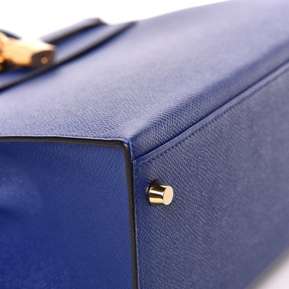 Hermes Epsom Kelly Sellier 28 Bleu Electrique 33 of 37