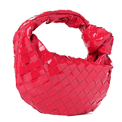 Bottega Veneta Patent Nappa Intrecciato Mini Jodie Candy Stripe 3 of 8