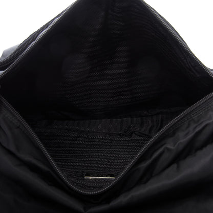 Prada Nylon Vela Messenger Bag Black 5 of 12