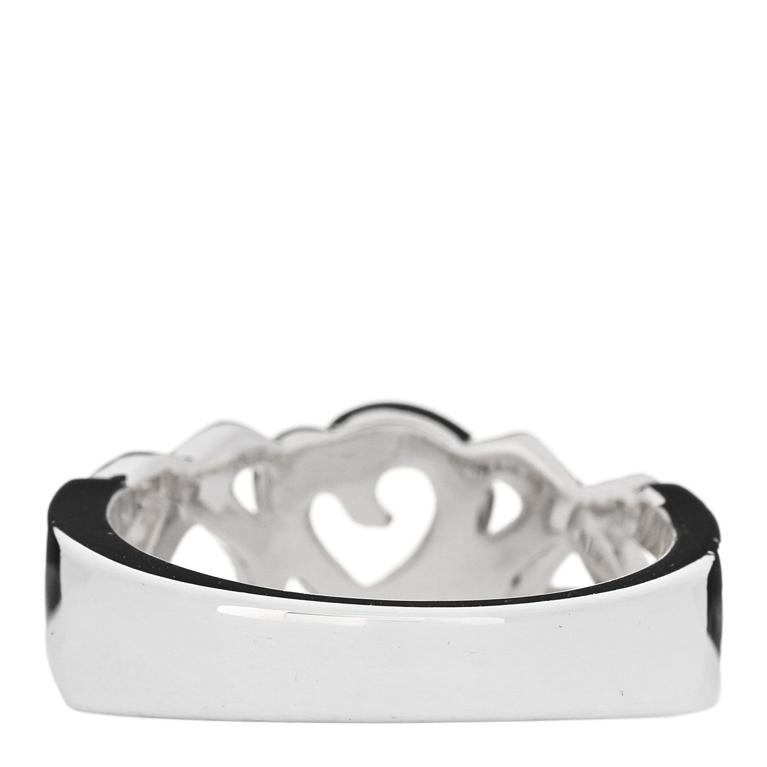 Tiffany Sterling Silver Paloma Picasso Loving Hearts Ring 54 7 3 of 6